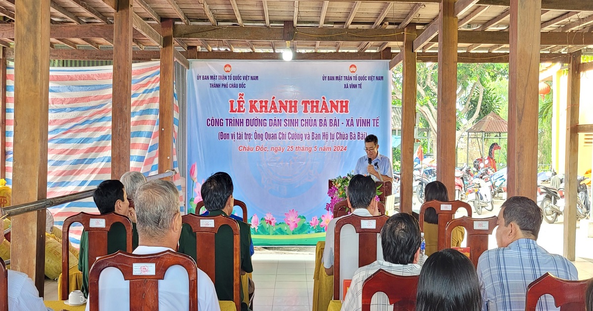 Khánh thành đường dân sinh